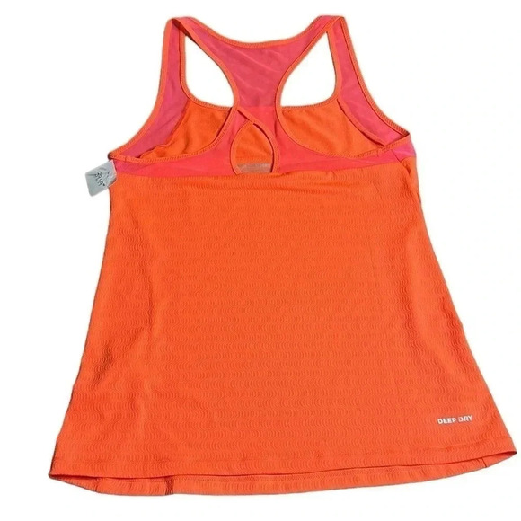 NWT LOTTO racerback tank top.Key hole in the back, mesh,textured fabric , logo - Picture 11 of 13